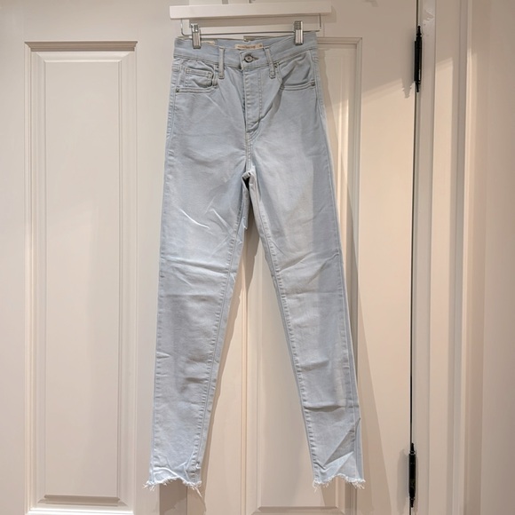 Levi’s mile high super skinny with fray ankle 26 - Picture 1 of 5